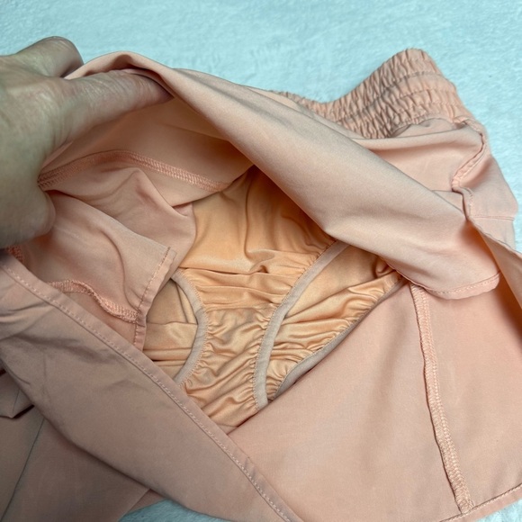 90 Degree By Reflex Light Peach Athletic Shorts drawstring liner inside XL - Picture 3 of 5